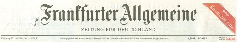 FAZ Frankfurter Allgemeine Zeitung - indische Musik in Frankfurt mit Kushal Das